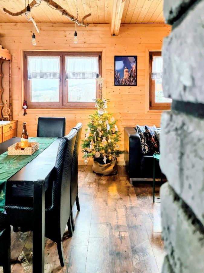 Osada Sierpnica - Uroczy dom z kominkiem w Górach Sowich Exterior foto