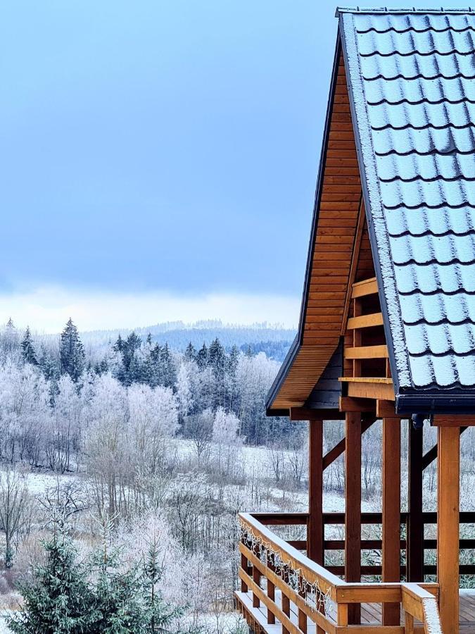 Osada Sierpnica - Uroczy dom z kominkiem w Górach Sowich Exterior foto